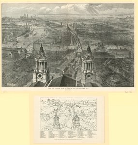 Vue de Londres depuis Saint-Paul le jour du Lord Maire - English School