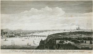 Vue de Londres prise de l