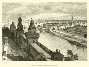 Vue de Moscou depuis le Kremlin