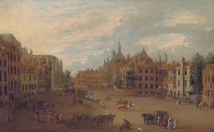 Vue de Old Palace Yard, Westminster, avec l