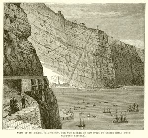 Vue de Sainte-Hélène (Jamestown et l