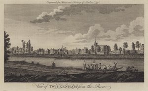 Vue de Twickenham depuis la Tamise