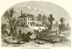 Vue des quartiers de Washington à Morristown - English School