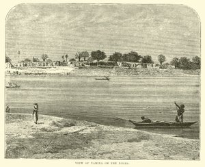 Vue de Yamina sur le Niger - English School