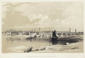 Vue de Broomielaw en 1802