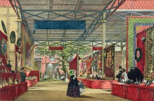 Vue de la section indienne de la Grande Exposition de 1851, de Dickinsons Comprehensive Pictures