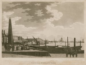 Vue de la rivière Thames, Londres, depuis Scotland Yard - English School
