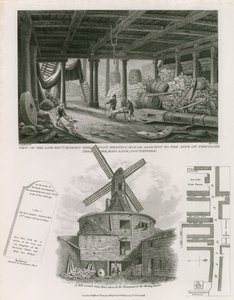 Vue de la maison de réunion du révérend Charles Skelton adjacente au site du Globe Theatre - English School