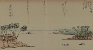 Vue sur la rivière, 1886 - English School
