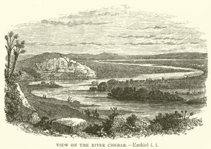 Vue sur la rivière Chebar, Ézéchiel, i, i - English School