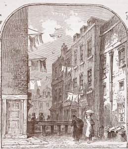 Vues dans le Rookery, St. Giles - English School