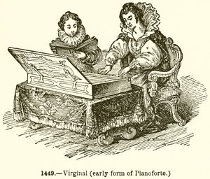 Virginal (forme ancienne de pianoforte) - English School