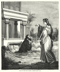 Vision des eaux saintes, Ézéchiel XLVII - English School