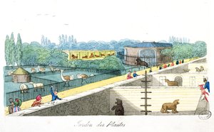 Visiteurs au Jardin des Plantes, Paris, de De Paris à Douvres par Roger Bookem, 1822
