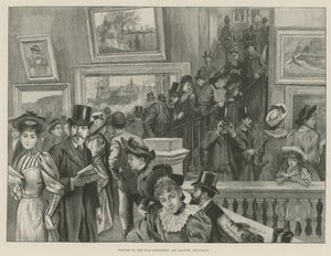 Visiteurs de la collection de prêt - English School