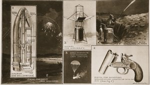 Illuminations de guerre de divers types qui ont prouvé leur valeur, de The Illustrated War News - English School