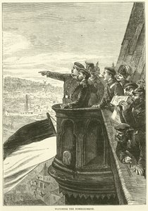 Observant le bombardement, décembre 1870