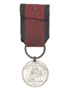 Médaille de Waterloo, une des deux médailles décernées au chirurgien William Jones