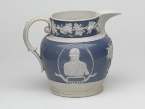Cruche commémorative de Waterloo, vers 1815 - English School