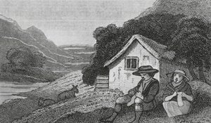 Paysans gallois (gravure) - English School