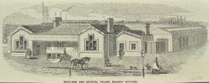 Gare de West End et Crystal Palace, Queenstown Road