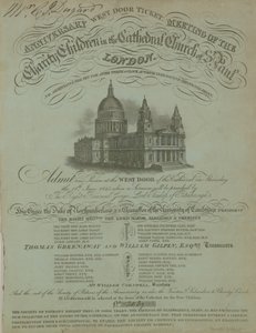 Billet de la porte ouest pour la réunion anniversaire des enfants de la charité - English School