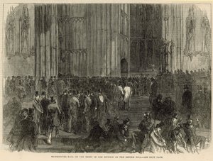Westminster Hall la nuit de la division sur le projet de loi de réforme - English School