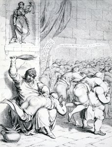 École de Westminster, ou Dr. Busby réglant les comptes avec Maître Billy et ses camarades de jeu, 1785 - English School