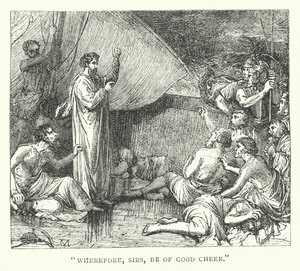 "Courage, messieurs" (gravure)