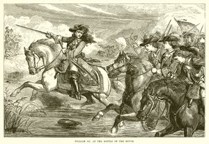 Guillaume III à la bataille de la Boyne