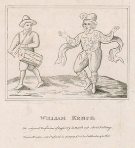 William Kempe, premier interprète de Dogberry dans Beaucoup de bruit pour rien - English School
