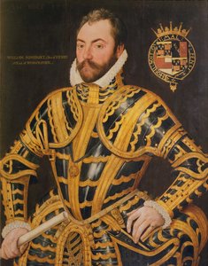 William Somerset (c.1527-89) 3e Comte de Worcester, 1569 - English School