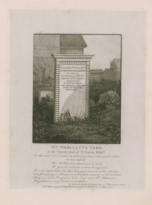Tombe de William Woollett - English School