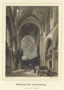 Cathédrale de Winchester, vue du chœur