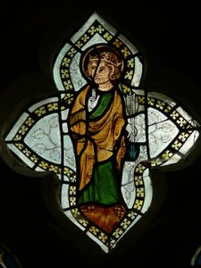 Fenêtre N1 représentant Saint Edmond