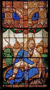Fenêtre N2 représentant la Pietà - English School