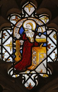 Fenêtre Chapelle St Nectan Ew représentant la Vierge Marie à l