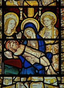 Fenêtre représentant la Pietà