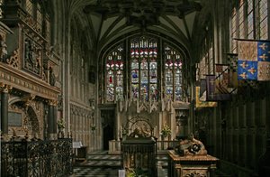 Fenêtre représentant la fenêtre est de la chapelle Beauchamp - English School