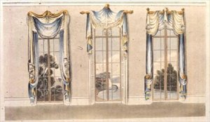 Draperies de fenêtre, planche 112 de l