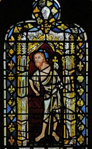 Fenêtre représentant le Christ ressuscité - English School