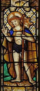 Fenêtre n3 représentant le Christ de la Résurrection - English School