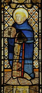 Fenêtre n3 représentant Saint Mewbred de Cardinham - English School
