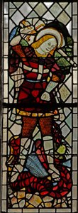 Fenêtre n3 représentant Saint Michel - English School