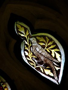 Fenêtre s4 représentant un oiseau - English School