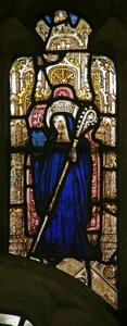 Fenêtre s7 représentant Sainte Etheldreda? - English School