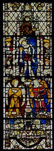 Fenêtre w12 représentant le Corpus Christi - English School