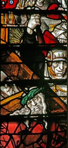 Fenêtre w13 représentant la Via Crucis - English School