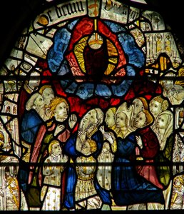 Fenêtre w24 représentant le Te Deum - Nous te louons, ô Dieu - English School