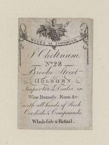 Marchands de vin, J Cheltnam - English School